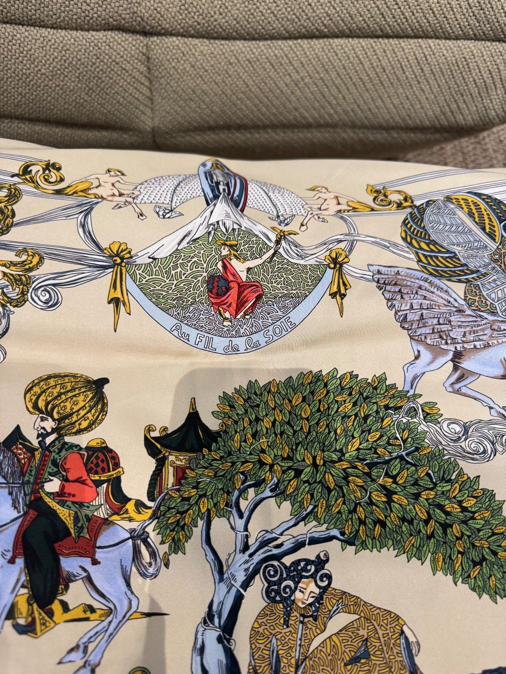 Hermès Foulards, Tücher & Schals: HERMES SCHAL SEIDE 90, SOIE – Gebraucht aus Schwyz von bofb 3