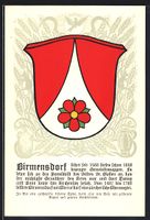 Birmensdorf, Wappen mit roter Rose
