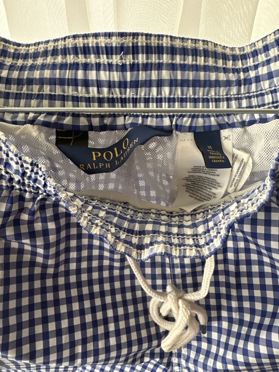 Polo Ralph Lauren Badehose, kariert, Grösse M, Top Zustand 2