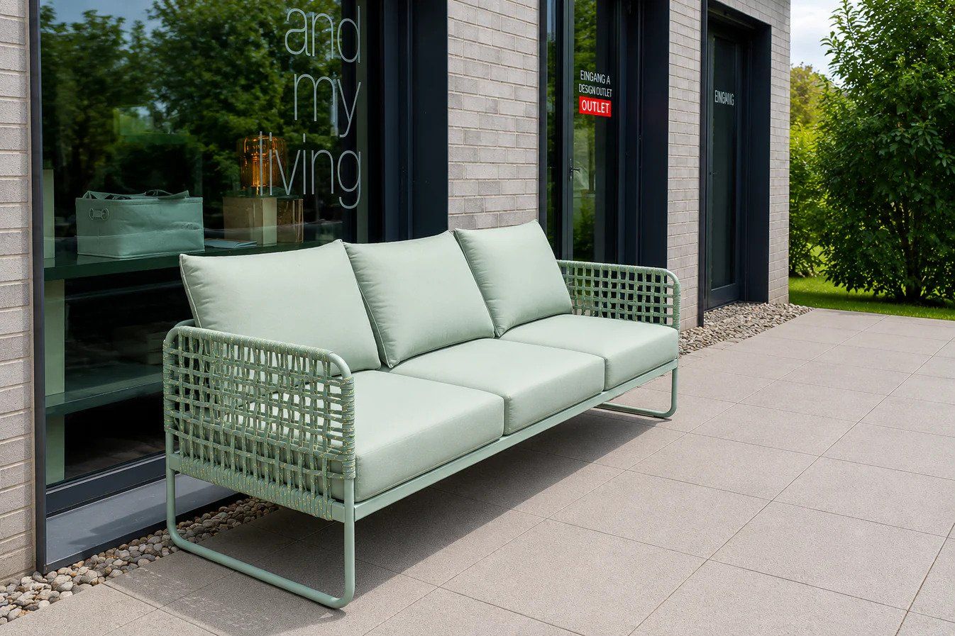 Divani: Connubia Outdoor Sofa 3er Sitzer Thymo – Nuovo (secondo la descrizione) da Winterthur venduto da db5_yr2m 3
