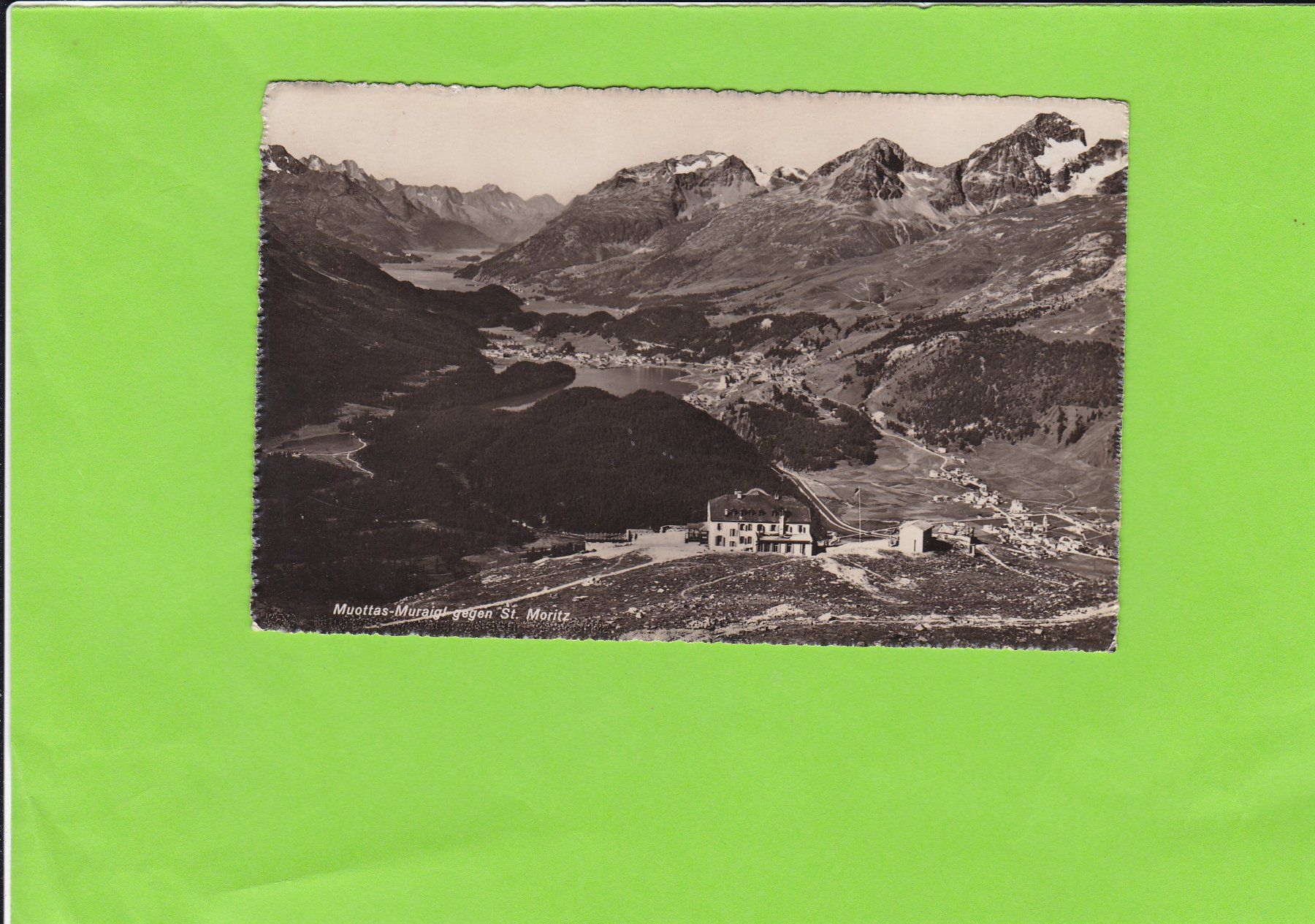 Cartoline postali: Muottas Muraigl – Usato da St. Peterzell venduto da neckertal