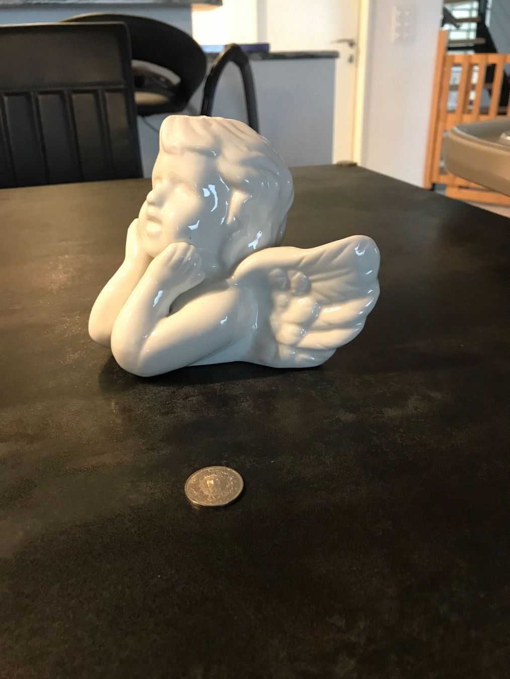 Statuette: Ange en Céramique – Usato da Vallamand venduto da Bricbracbroc82 2