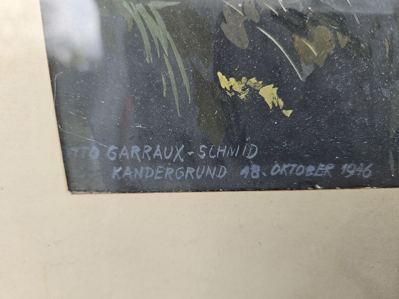 Gemälde: gemälde kandergrund 1947 garraux – Gebraucht aus Schwellbrunn von Jaguarpanter 3