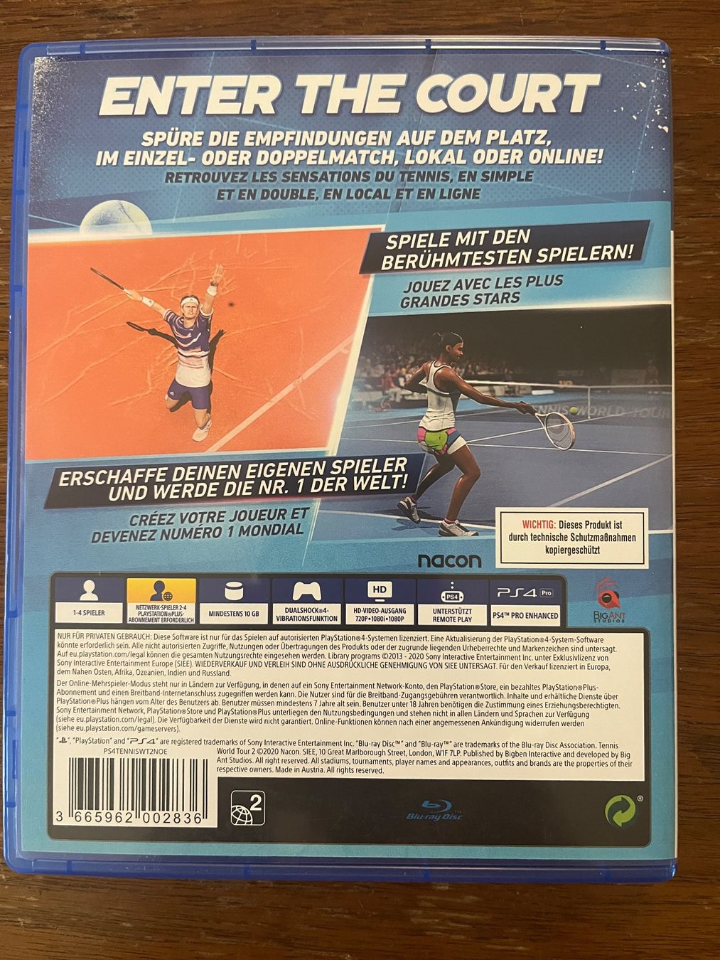 Spiele: Tennis World Tour 2 ps4 – Gebraucht aus Zürich von Arch2 1
