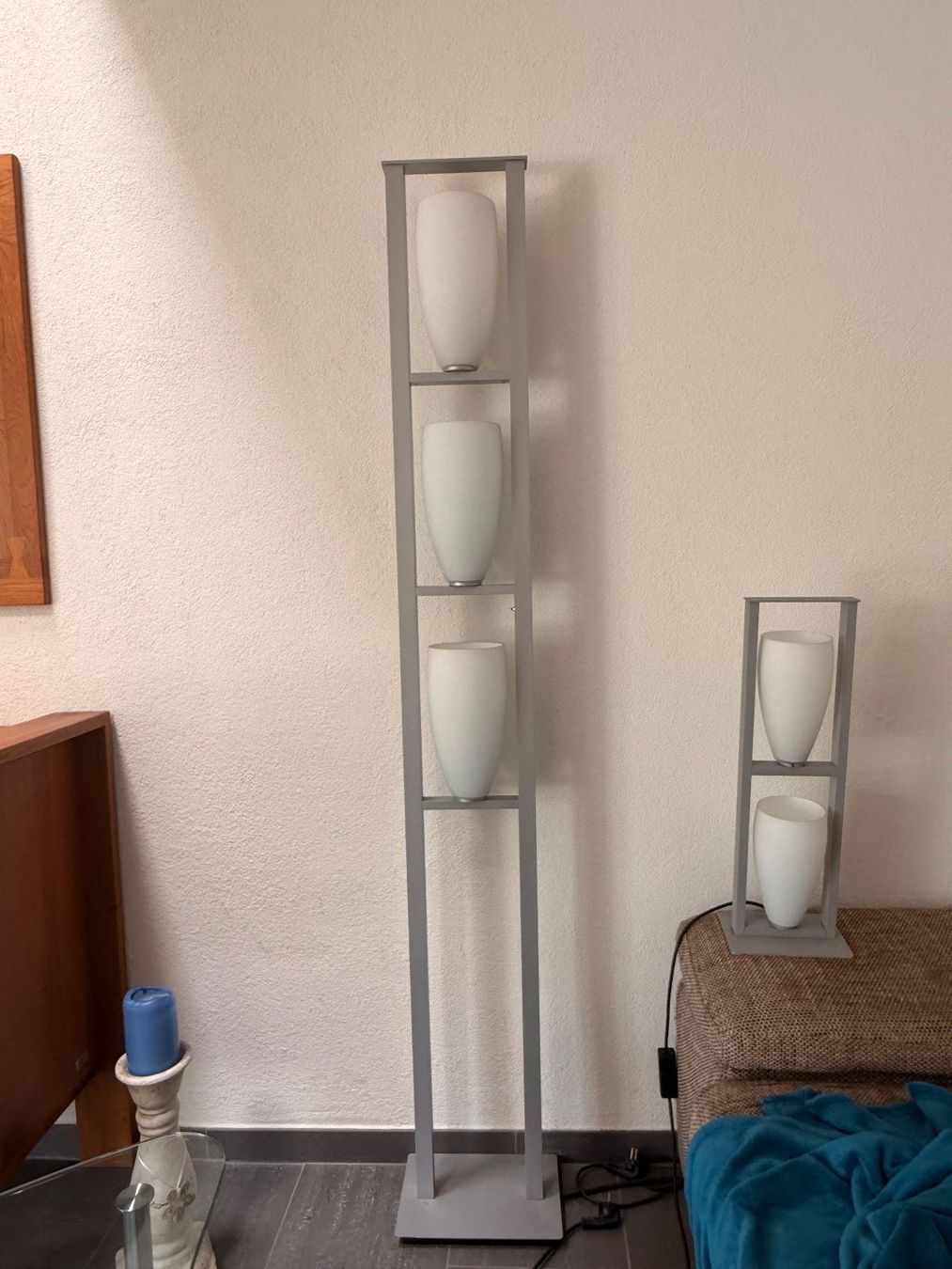 Lampen: Design Stehleuchte von Evaluz inkl. Tischleuchte – Gebraucht aus Beringen von anij