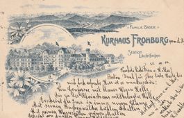 Läufelfingen-Kurhaud Frohburg-Litho 1902
