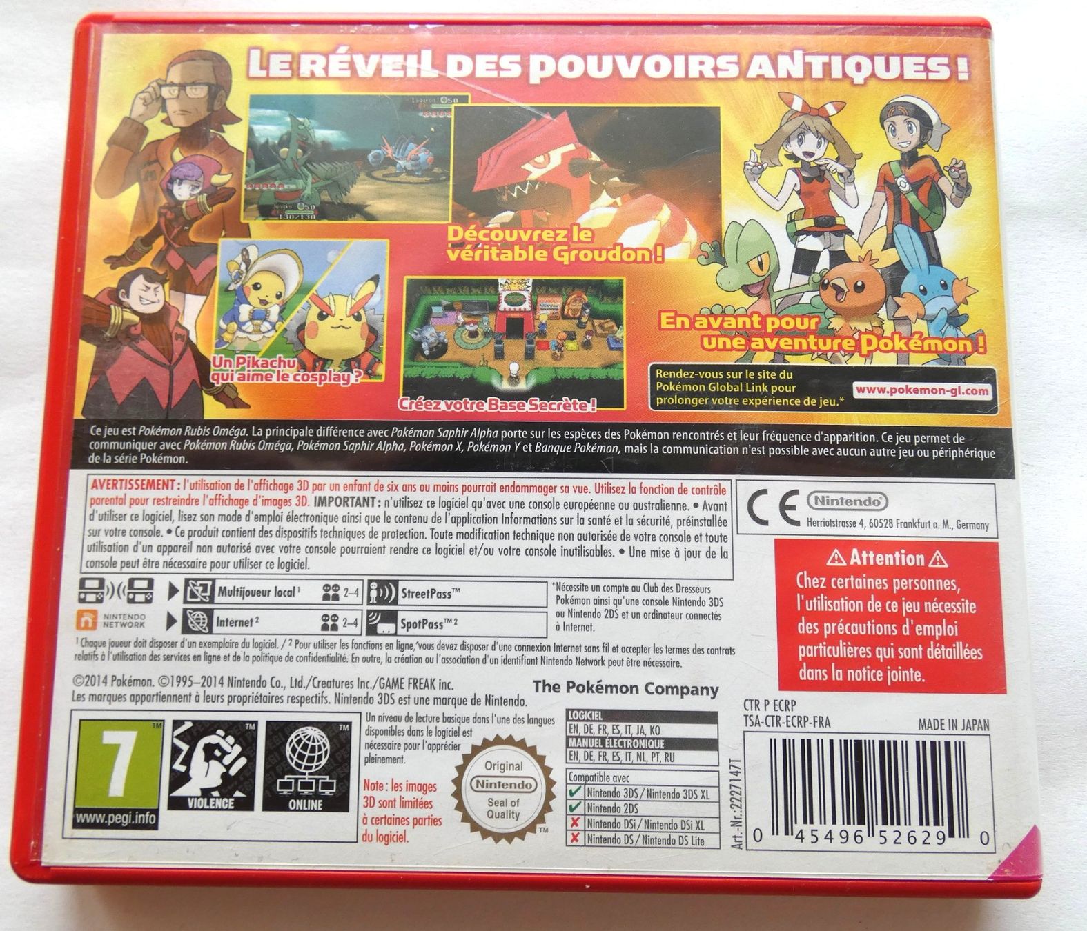 Pokémon Giochi: Nintendo 3DS - POKEMON Omega Ruby – Usato da La Sarraz venduto da classicworldcoins 1