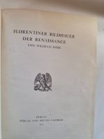 Wilhelm Bode - Florentiner Bildhauer der Renaissance 1910
