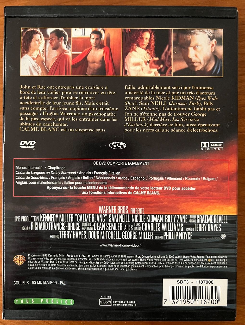 Tutti i DVDs: Calme blanc – Usato da Petit-Lancy venduto da Hastala42 1