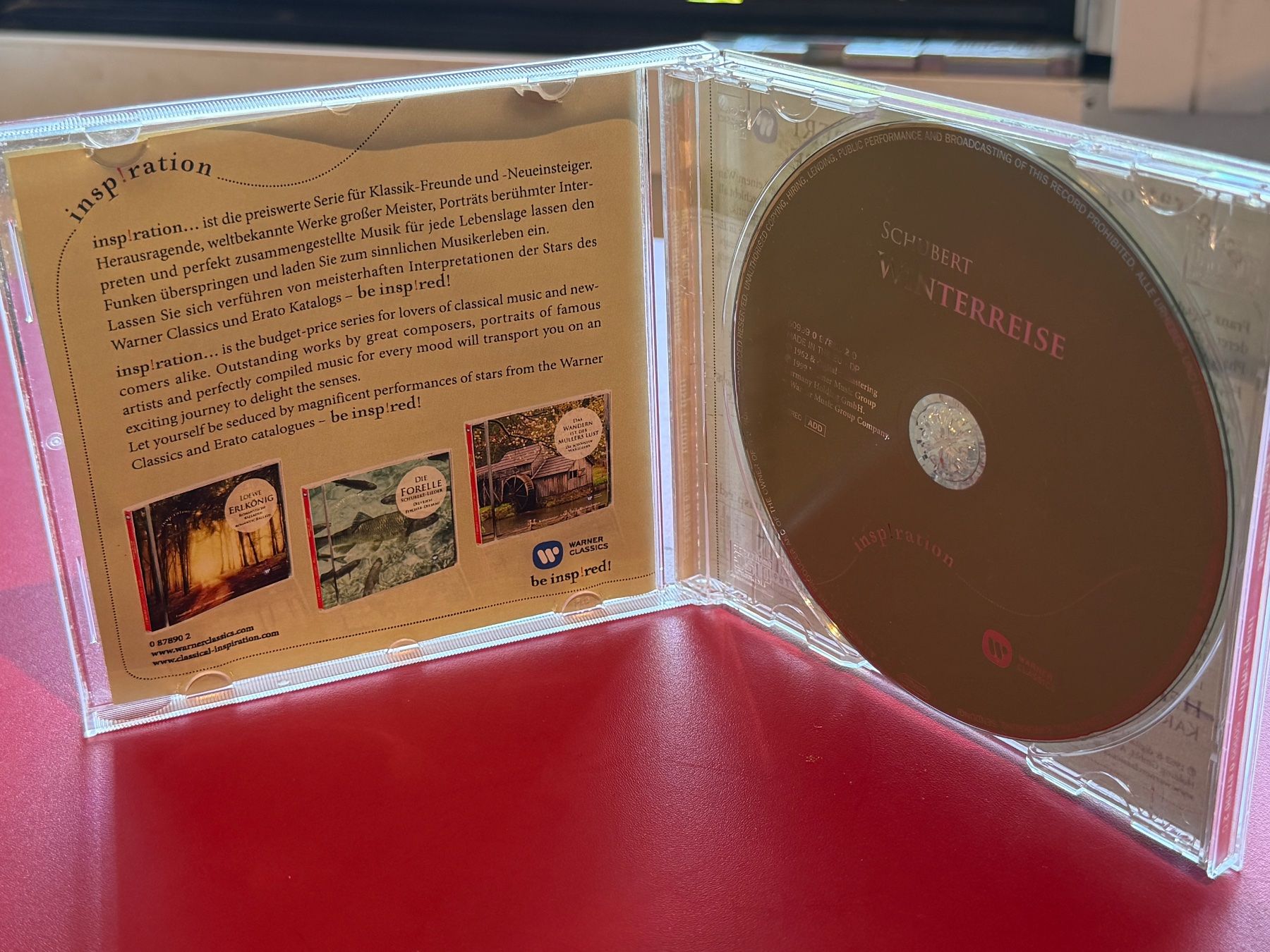 CD: Schubert, Hermann Prey, Karl Engel - Winterreise - KA02E – Usato da Küsnacht ZH venduto da Jazztilldawn 2