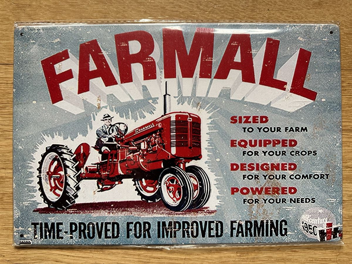 Schilder: Ihc farmall Traktor diesel schlepper Oldtimer classic  – Neu (gemäss Beschreibung) aus Reinach AG von rares75