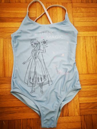 Badeanzug Eiskönigin / Maillot bain Reine des neiges 122-128