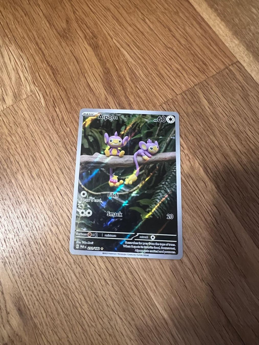 Pokémon Carte collezionabili: Aipom #211 Pokemon Paradox Rift EN – Usato da Bülach venduto da chevelle77