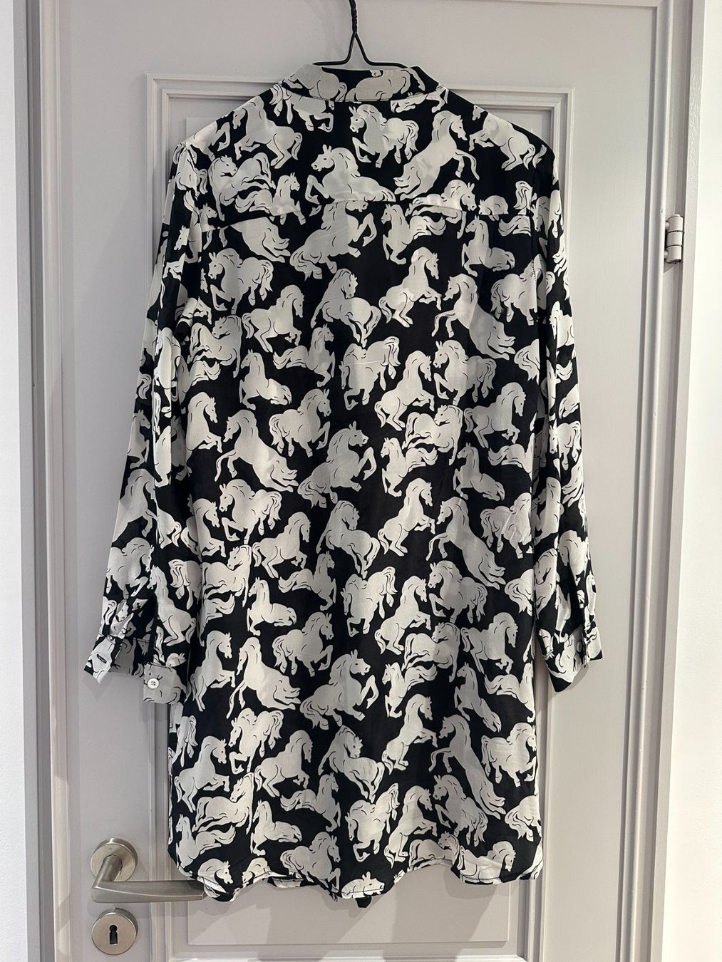 Vestiti: Luftiges Hemdblusenkleid, Gr 38, Semitransparent – Usato da Genève venduto da and_nv8c 2