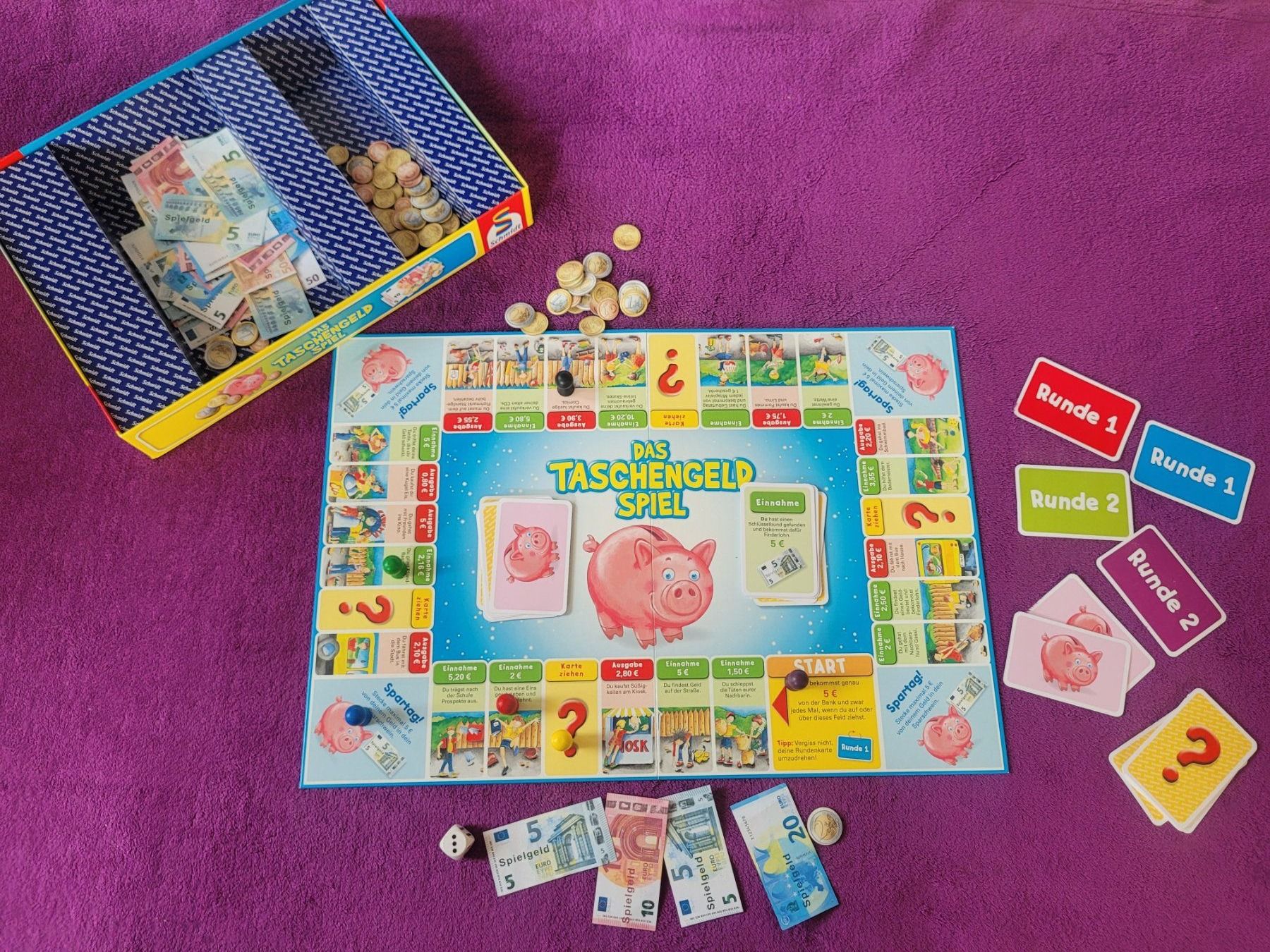 Giochi: Das Taschengeld Spiel von Schmidt Spiele – Usato da Müllheim Dorf venduto da Seeeule01 3