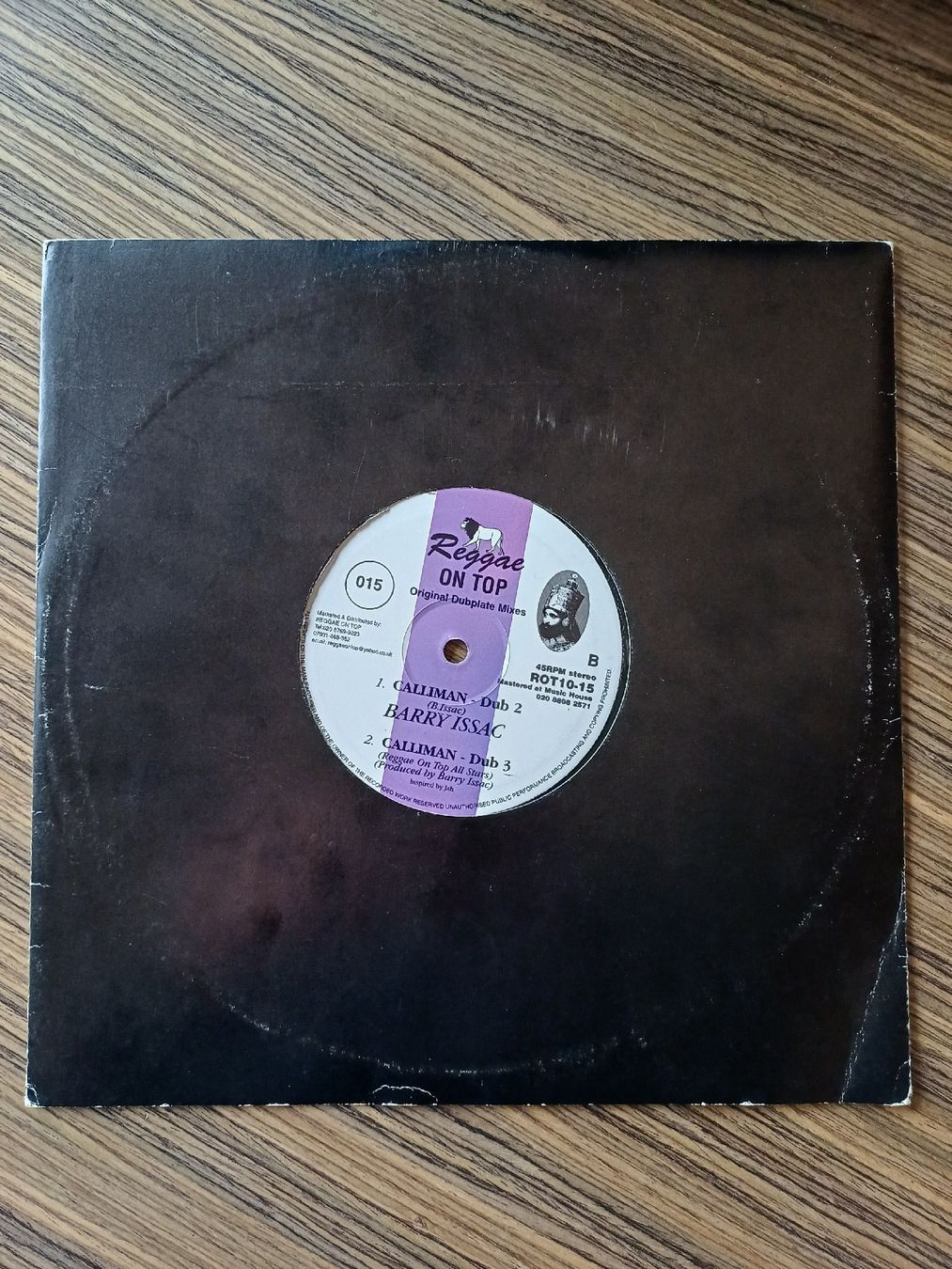 Dischi in vinile: Barry Issac "Mr. Calliman" 10 inch – Usato da Begnins venduto da Drastic-Sound 1