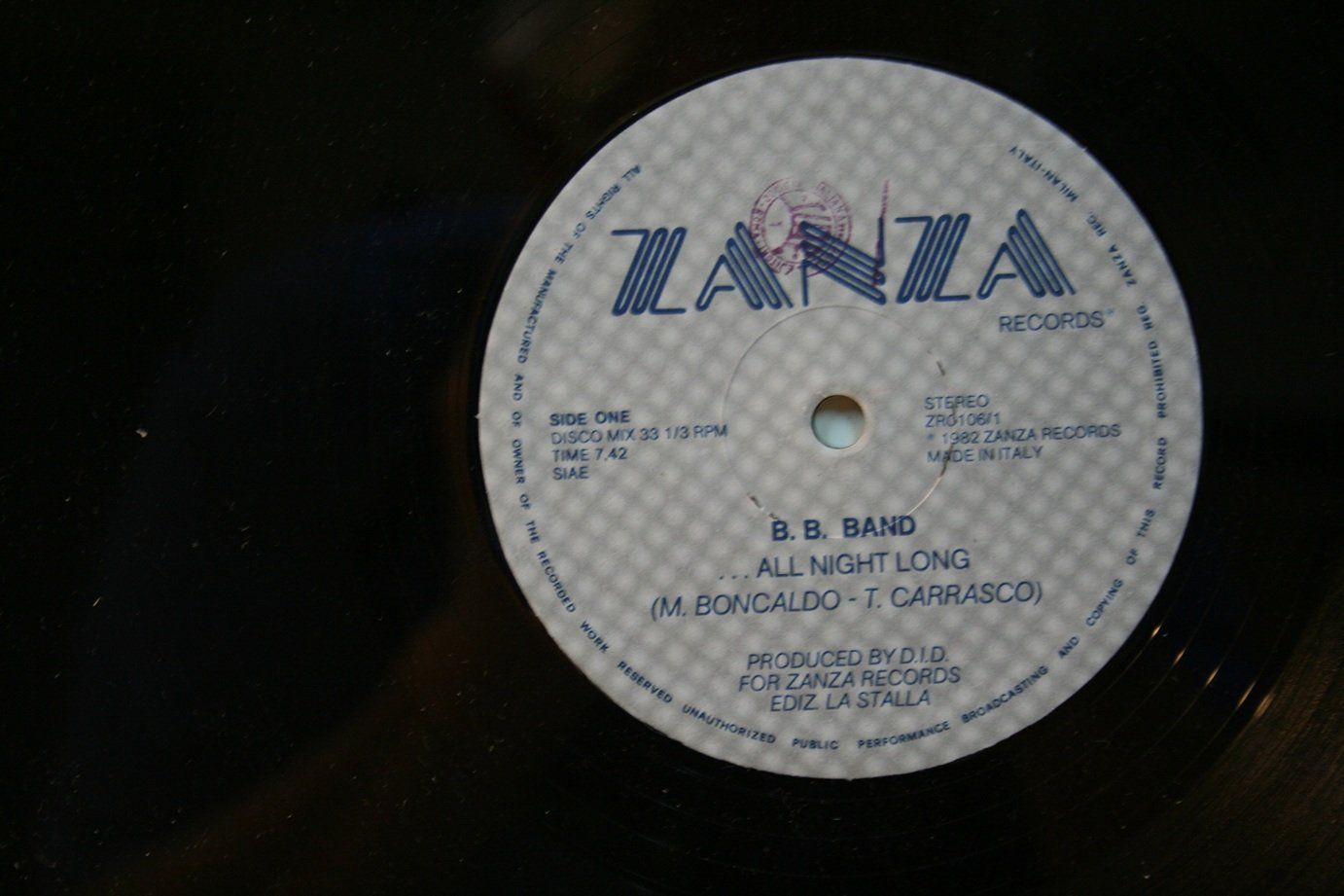 Dischi in vinile: Maxi-Single All night long - B.B. Band – Usato da Wettingen venduto da zibi137 2