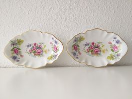 CROWN STAFFORDSHIRE 2 x petites assiettes / kleinen Teller