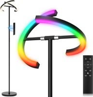 RGB LED Stehlampe 20W Dimmbar Modern mit Fernbedienung