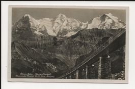 AK 1929 Niesen Bahn, Berner Oberland, Hegerenalp Viadukt 🏞️