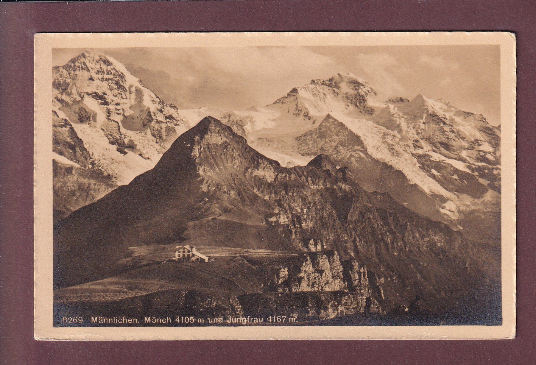 Cartes postales: MÄNNLICHEN - Mönch - Jungfrau – D'occasion à Pully par nicecards