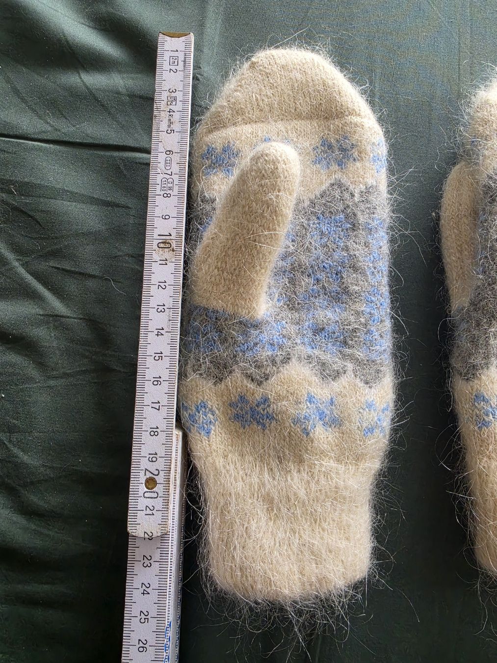 Guanti & manicotti: Fausthandschuhe Norwegermuster, Grösse M, Wolle, NEU – Nuovo (secondo la descrizione) da Oberbipp venduto da tori17 2