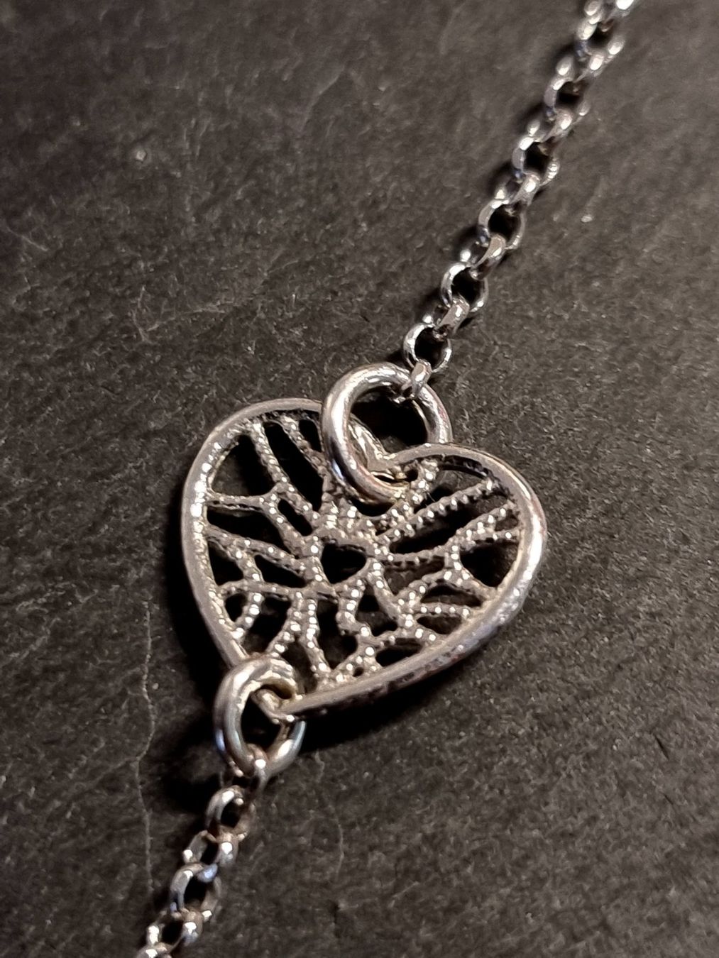 Catenine: Collier en argent 925 petits cœurs – Usato da Veyrier venduto da Leilazizou 2
