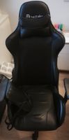 Gamingstuhl tectake schwarz gebraucht
