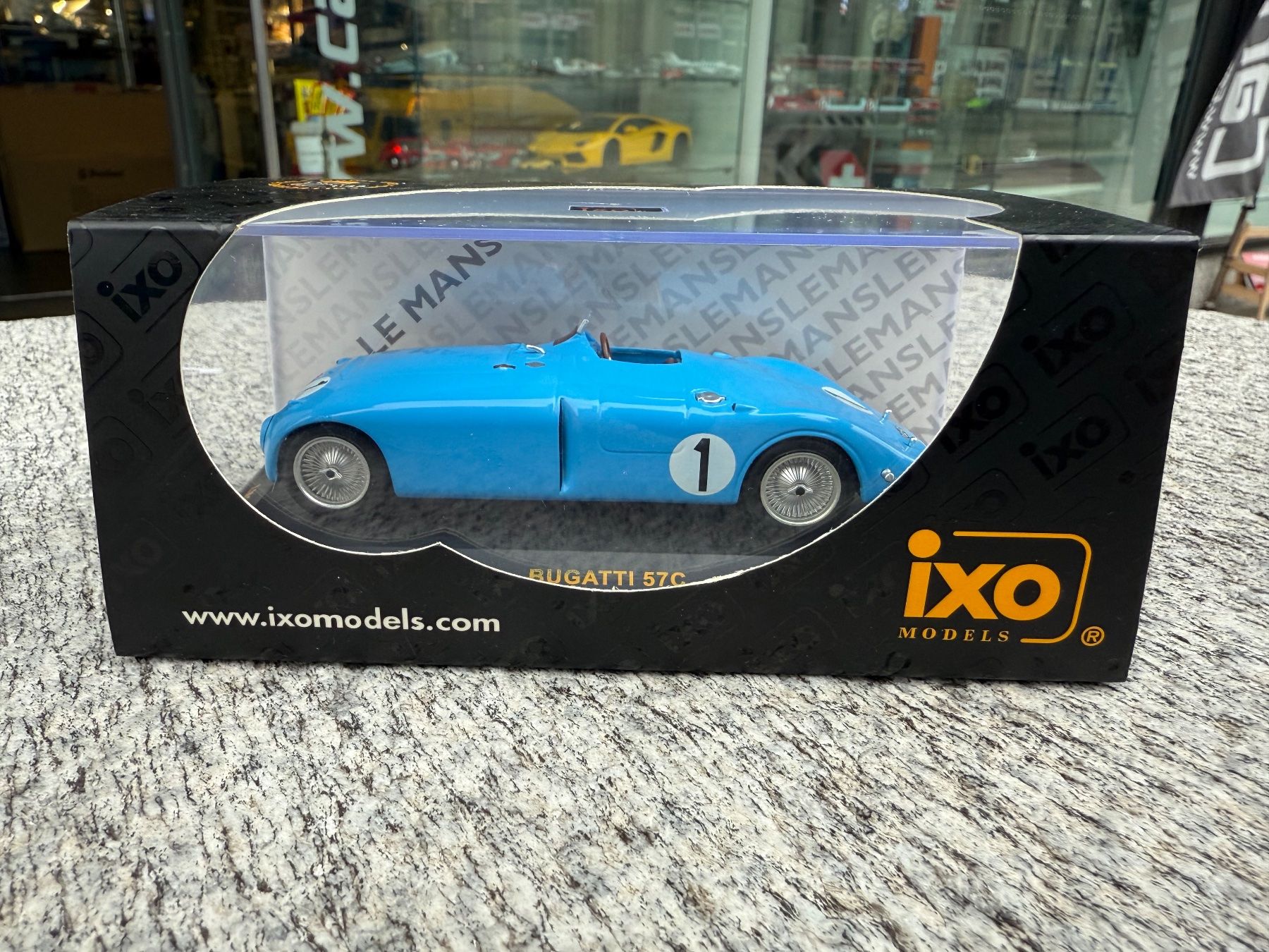 IXO Modellautos: IXO 1:43 Bugatti 57C Le Mans LMC024 Winner – Gebraucht aus Chiasso von Carrara-Modellismo