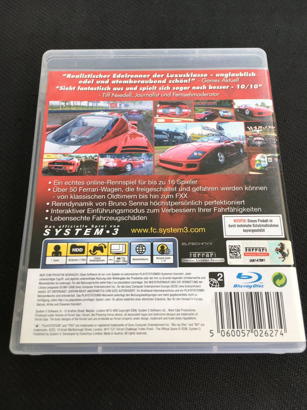 Sony Giochi: Ferrari Challenge - Playstation 3 / PS3 – Usato da St.Gallen venduto da Punktchen01 1