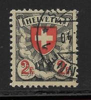 1933-1934 WAPPENMUSTER ABART 166z ROTDRUCK VERSCHOBEN