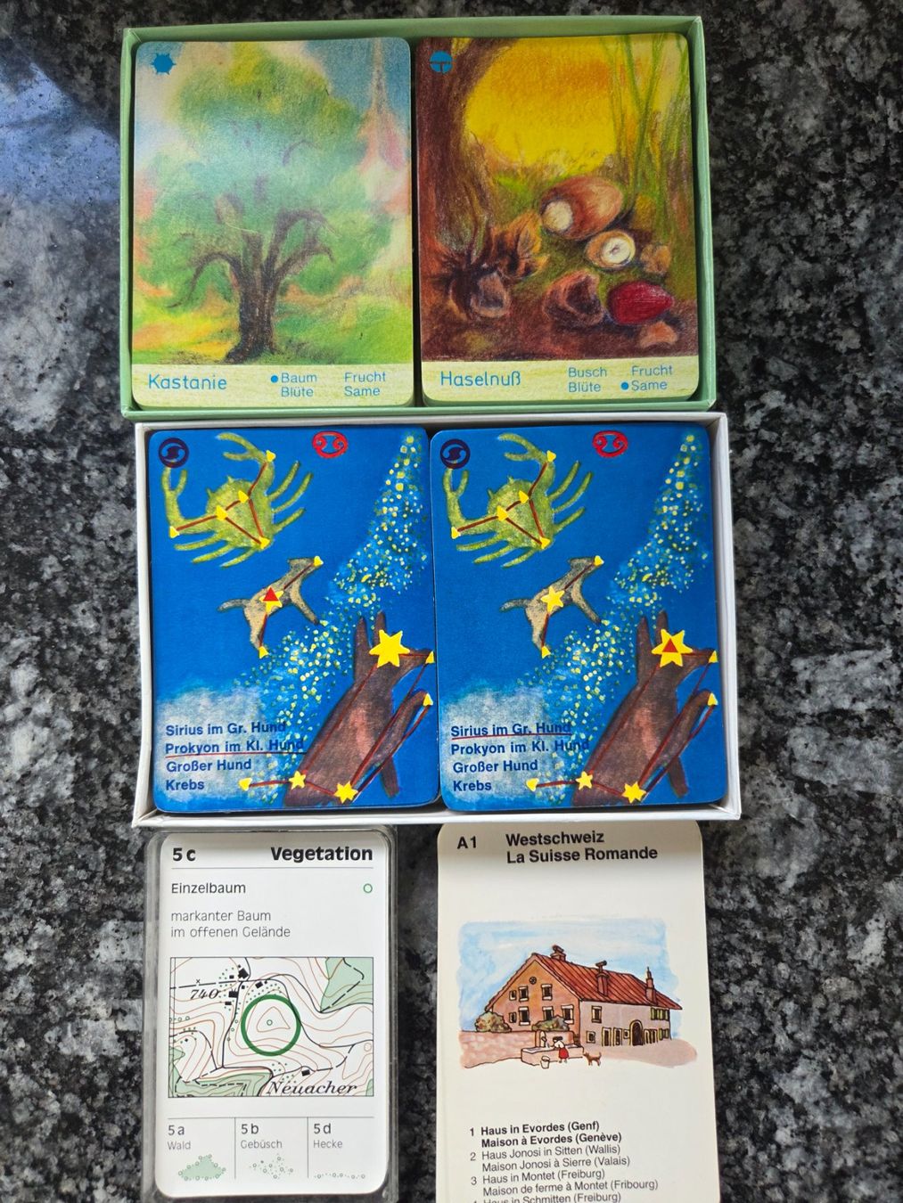 Jeux: 10 verschiedene Quartette – D'occasion à Münsingen par Sokilein 1