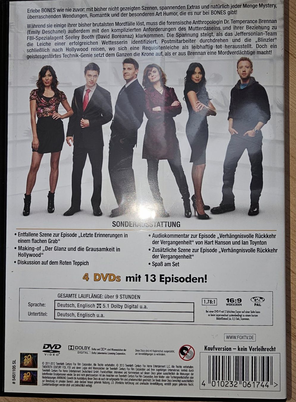 Tutti i DVDs: BONES TV SERIE - STAFFEL 1-8 – Usato da Niedergösgen venduto da rex_5013 3