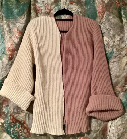 Strickjacke Hand- made Gr. 42 - 44