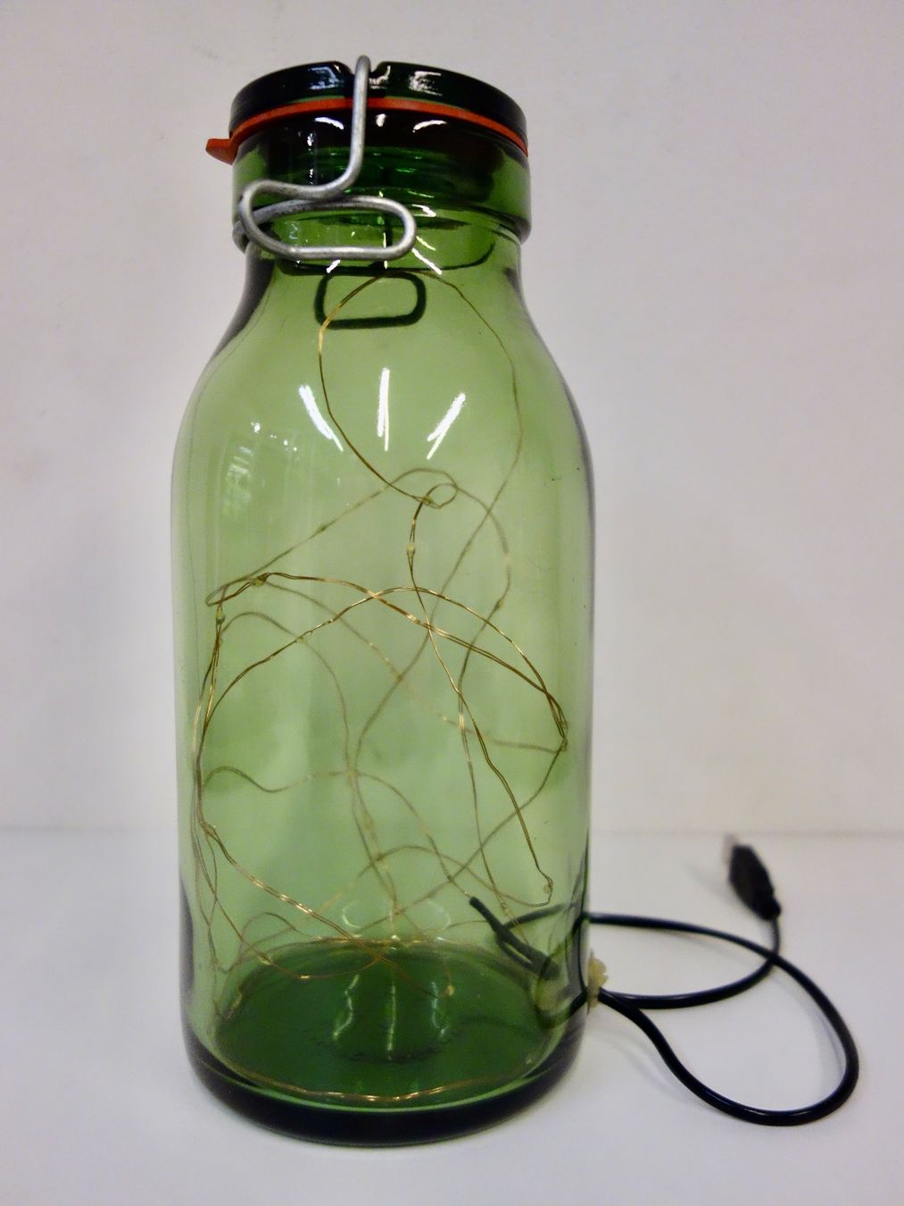 Tutte le decorazioni: Bülacher Glas Einmachglas mit Lichterkette – Usato da Kerzers venduto da zimmergruen 4