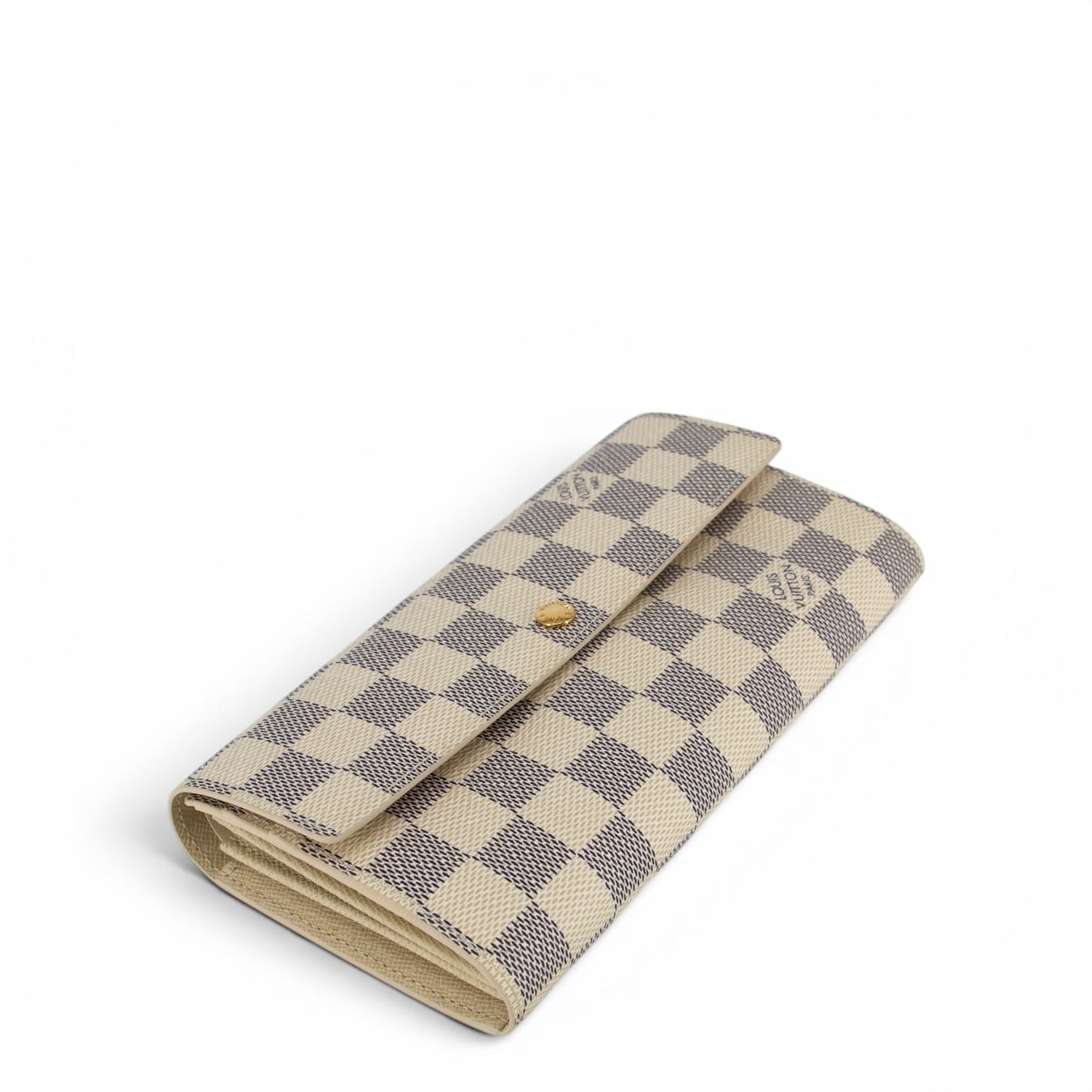 Louis Vuitton Portamonete: Louis Vuitton Sarah Damier Azur – Usato da Binningen venduto da Designerlabels 5