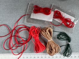 Bändeli Garn Knüpfen Armbändeli Basteln Perlgarn seidenglanz