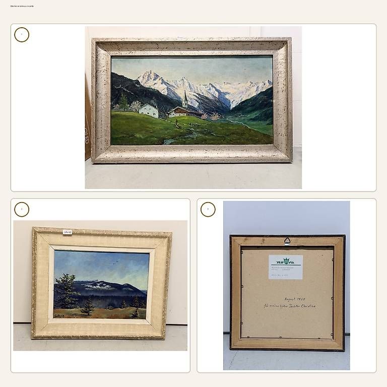 Gemälde: Collection de tableaux encadrés à vendre au plus offrant – Gebraucht aus St-Sulpice VD von uzu_nv8t 4