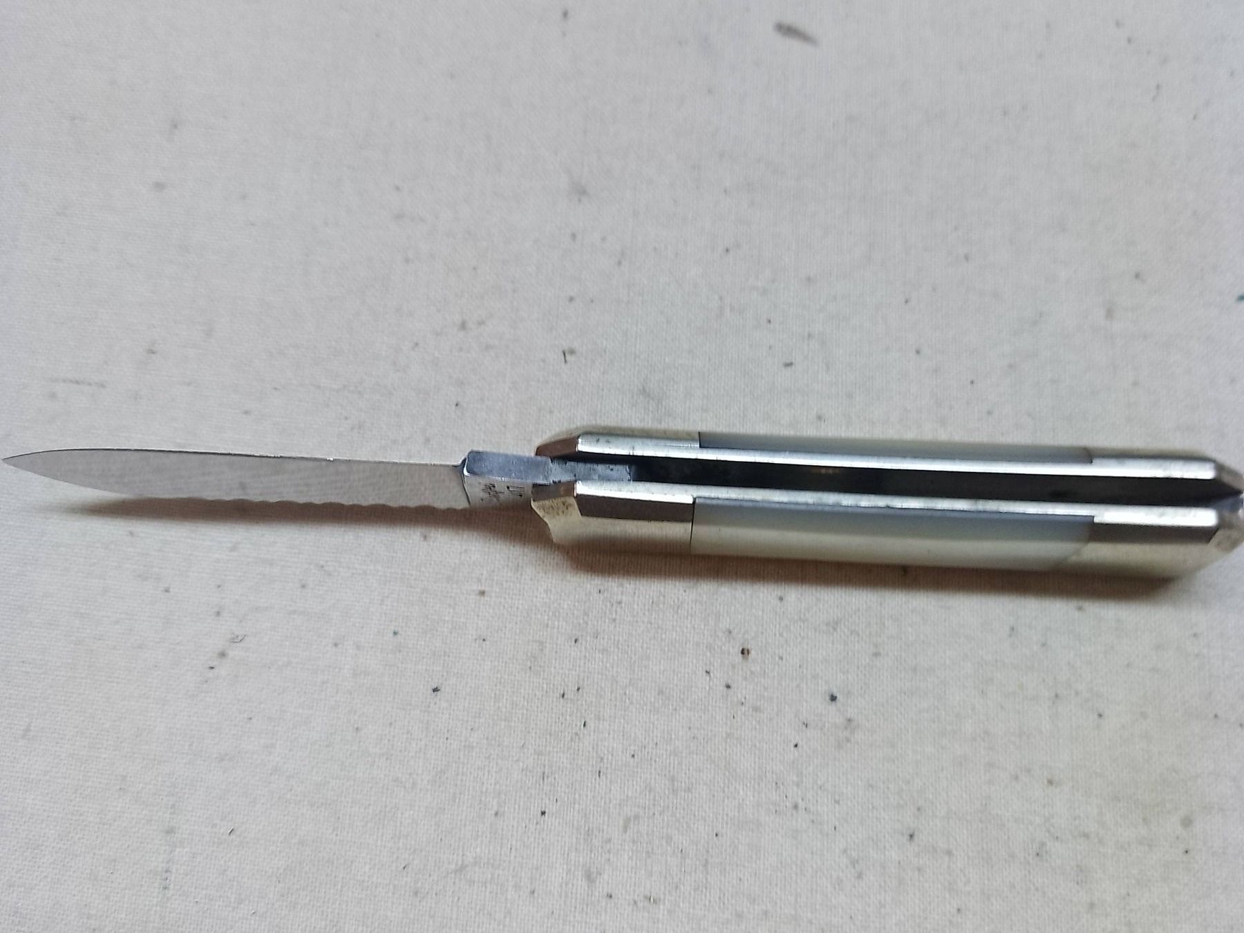 Taschenmesser: Messer - "Carl Schlieper - Handarbeit". "EMPIRE" – Gebraucht aus Sorengo von 74in 4