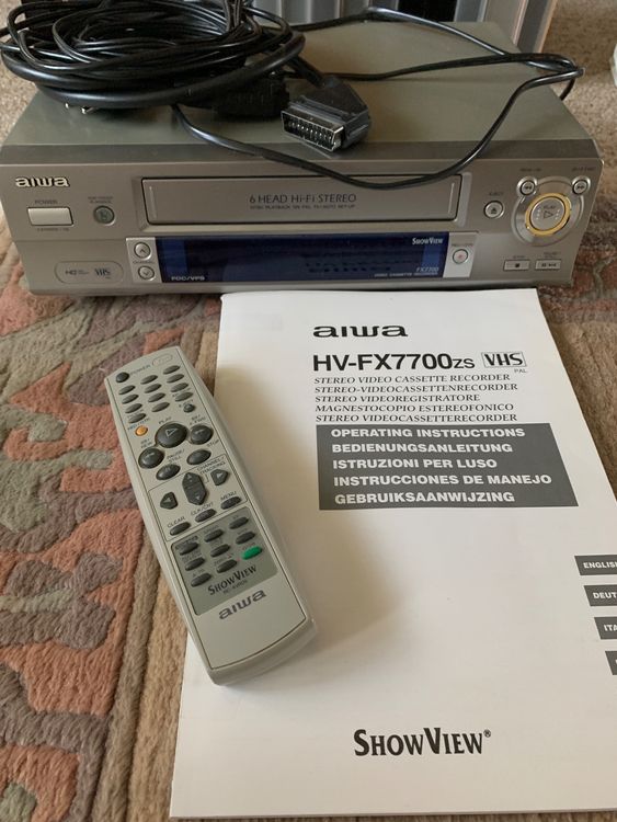 VHS Videorecorder aiwa HV-FX7700zs + VHS Tapes (Gebraucht) in Gossau SG ...