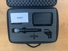 SHURE SM58 + GLXD2 Funk-Mikrofon