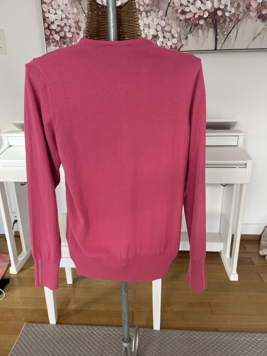 Jacken: Pink Cardigan mit Strass, Modal, 38 – Gebraucht aus Solothurn von Bobesch08 5