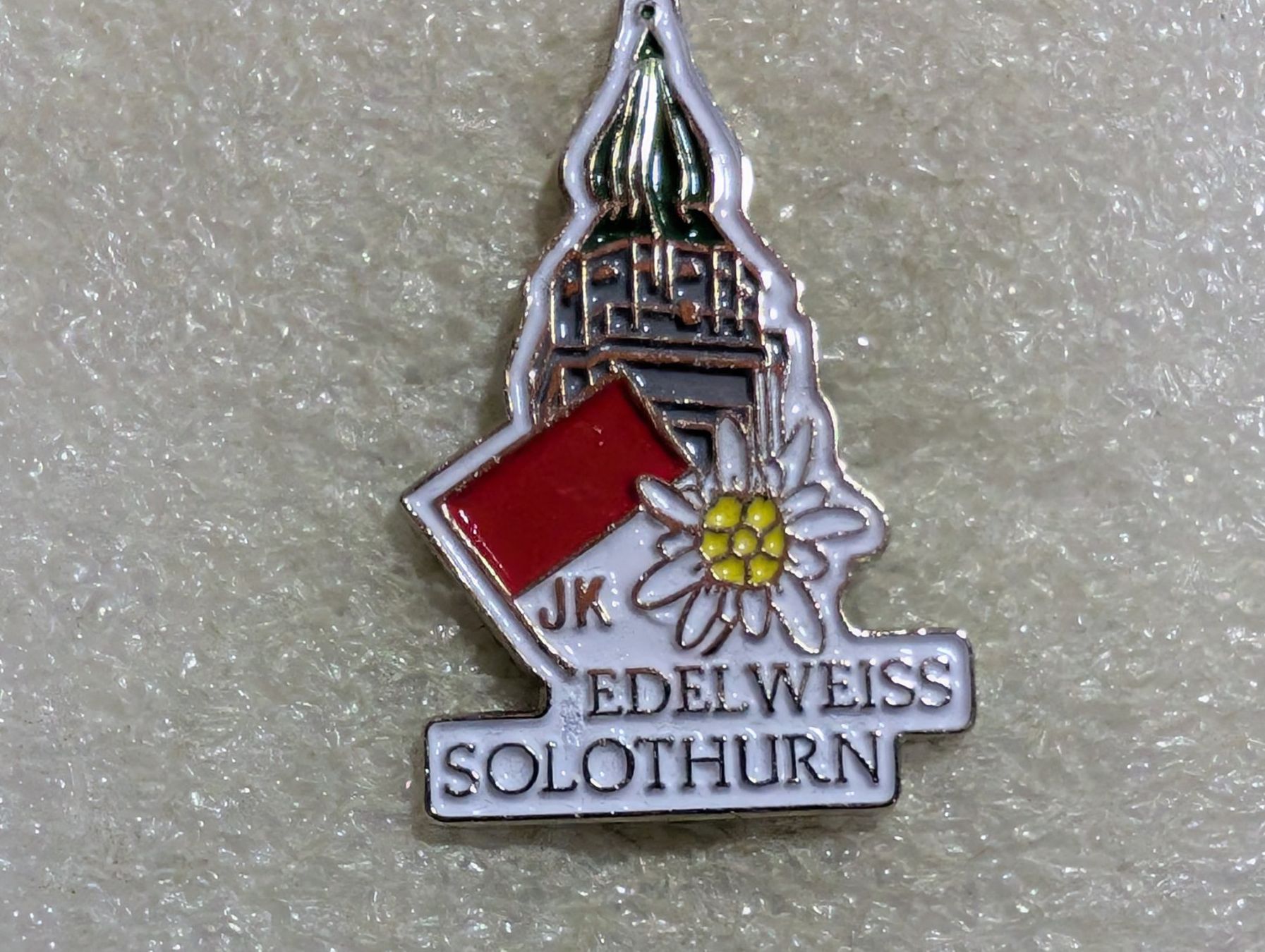 Placchette & Badge: Ansteckpin 207: JK Edelweiss Solothurn – Usato da Oppligen venduto da Pin-Fall-Shop