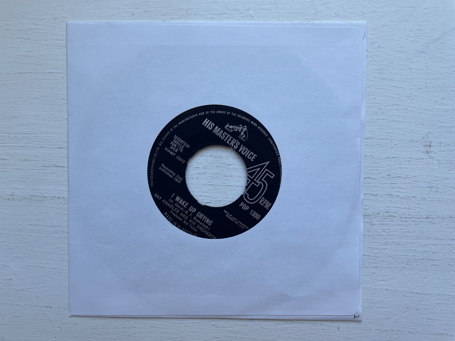 Dischi in vinile: Ray Charles - I Wake Up Crying - 7" Single, 1964 – Usato da Zürich venduto da Andy_t71 1