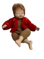 Künstlerpuppe von Heidi Feybli 30 cm gross