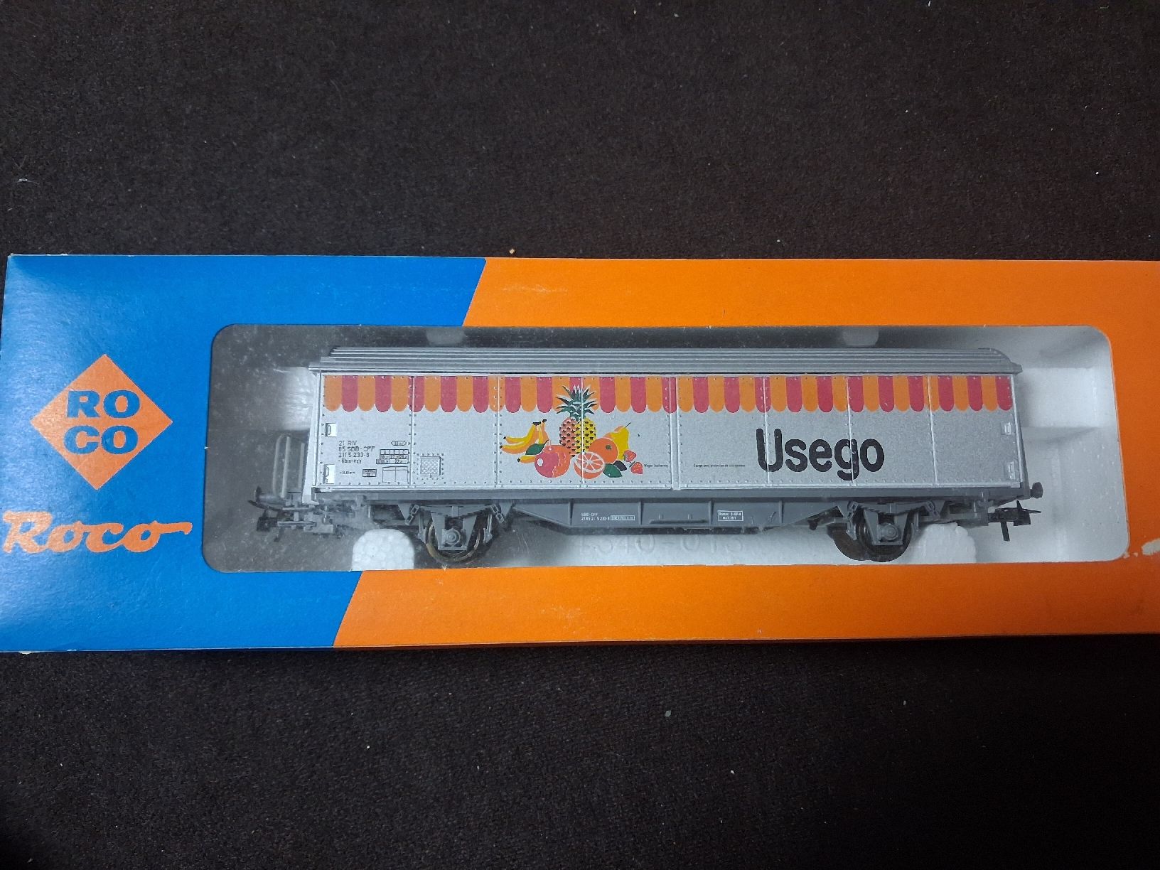 Roco Modellini di ferrovie: Roco Güterwagen Usego H0 OVP – Usato da Baden venduto da rumod01