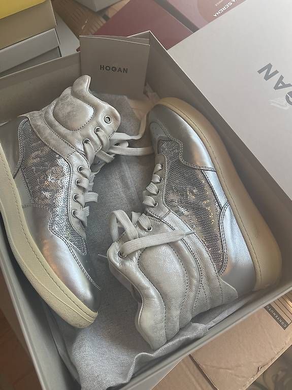 Chaussures femmes: hogan alte silver taglia 38 – D'occasion à Lugano par naz_zkg8