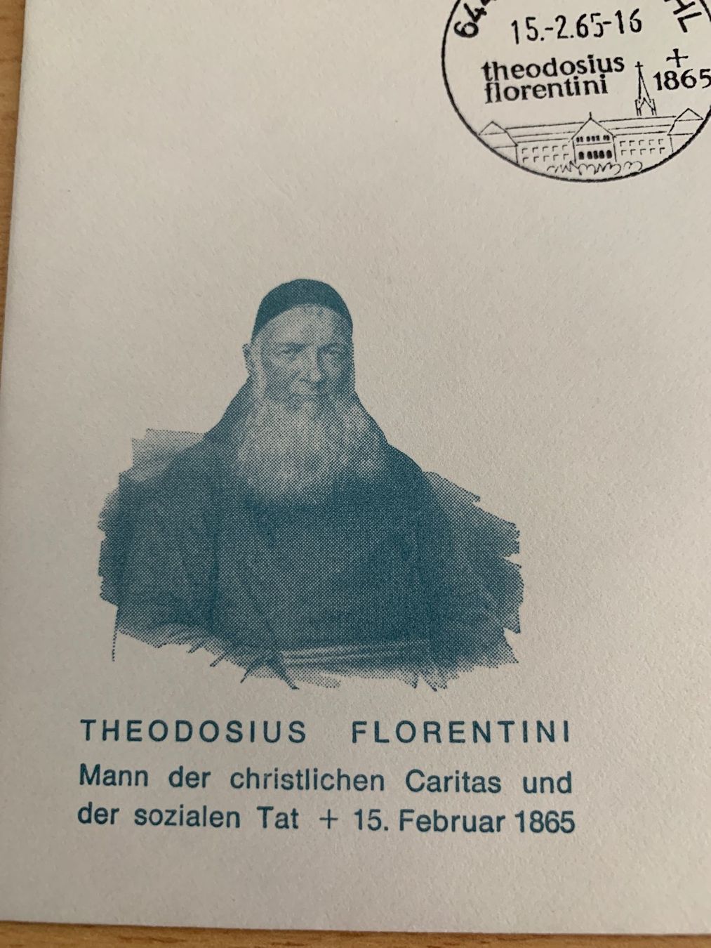 Tutti i francobolli: Theodosius Florentini Ersttagsbrief 1965 Ingenbohl – Usato da Ibach venduto da lisch3 1