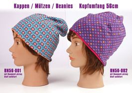Beanies / Kappen / Mützen Grösse 56