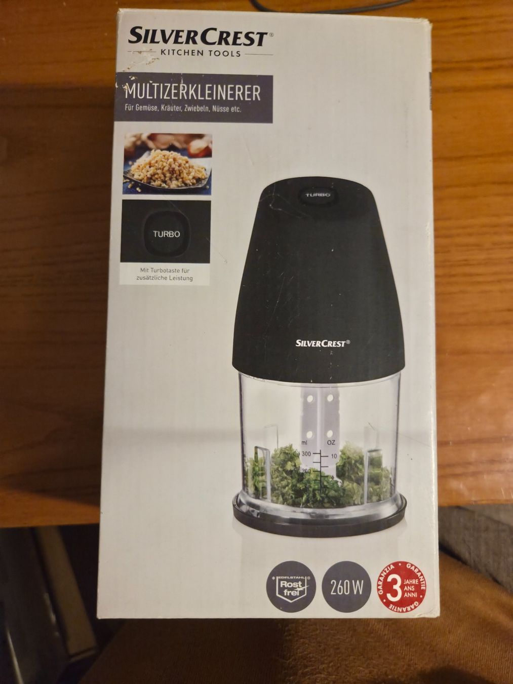 SilverCrest Küchengeräte: SILVERCREST Multizerkleinerer SMZ 260 I4 NEU & OVP – Neu und originalverpackt aus Aldesago von lusuardi 2